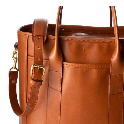 Heston Leather Shoulder Tote Bag Profile Picture