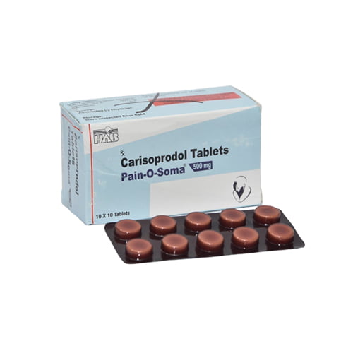 Pain O Soma 500® (Carisoprodol) - Best Tablets Curing For Muscle Pain