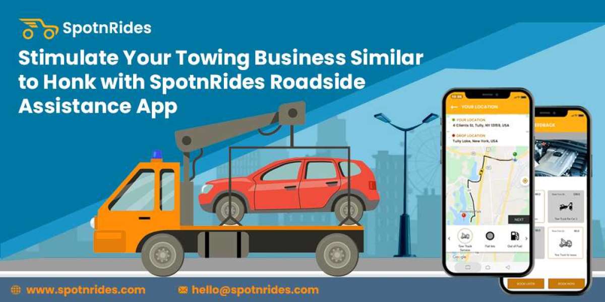 Stimulate Your Towing Business Similar to Honk with SpotnRides Roadside Assistance App!